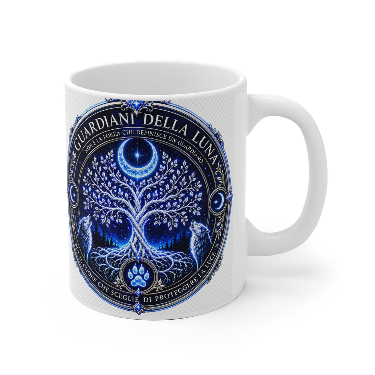 Tazza bianca"Il mondo di Daniel"- La promessa della luna