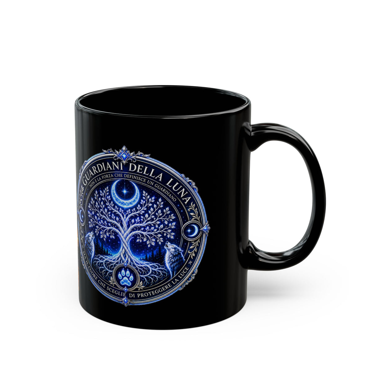 Tazza nera "Il mondo di Daniel - Sigillo della luna
