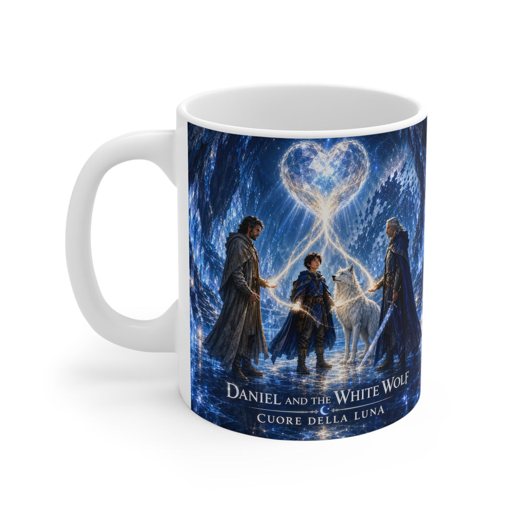 Tazza bianca "il mondo di Daniel"- Cuore della luna