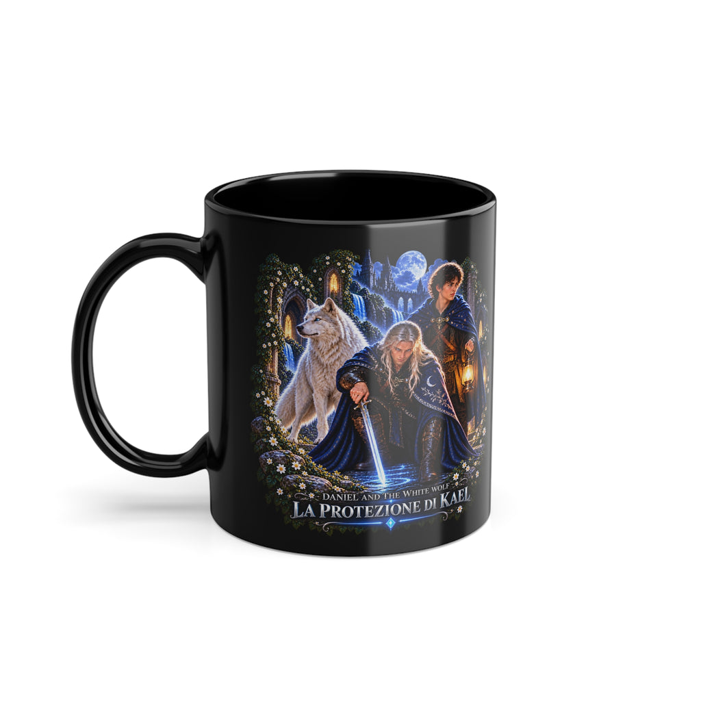 Tazza nera "Il mondo di Daniel"-La protezione di Kael