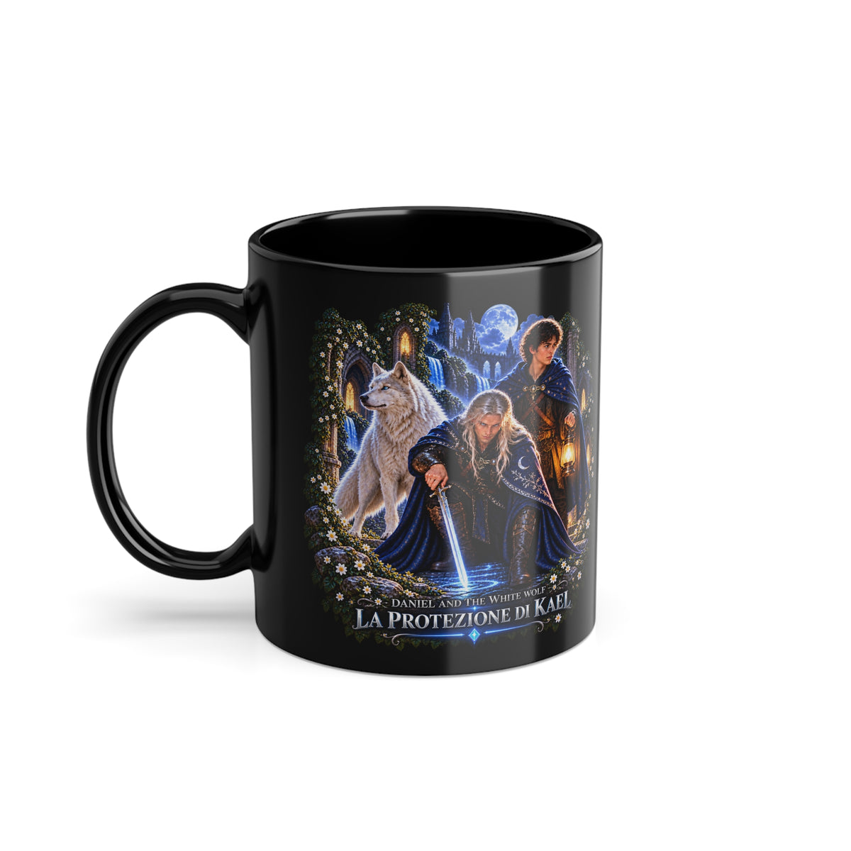 Tazza nera "Il mondo di Daniel"-La protezione di Kael